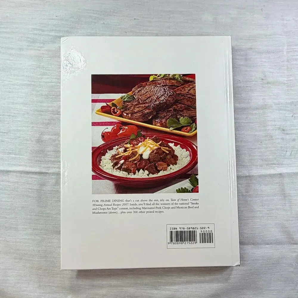 Taste of Home's Contest Winning Annual Recipes 2007 Hardcover Cookbook